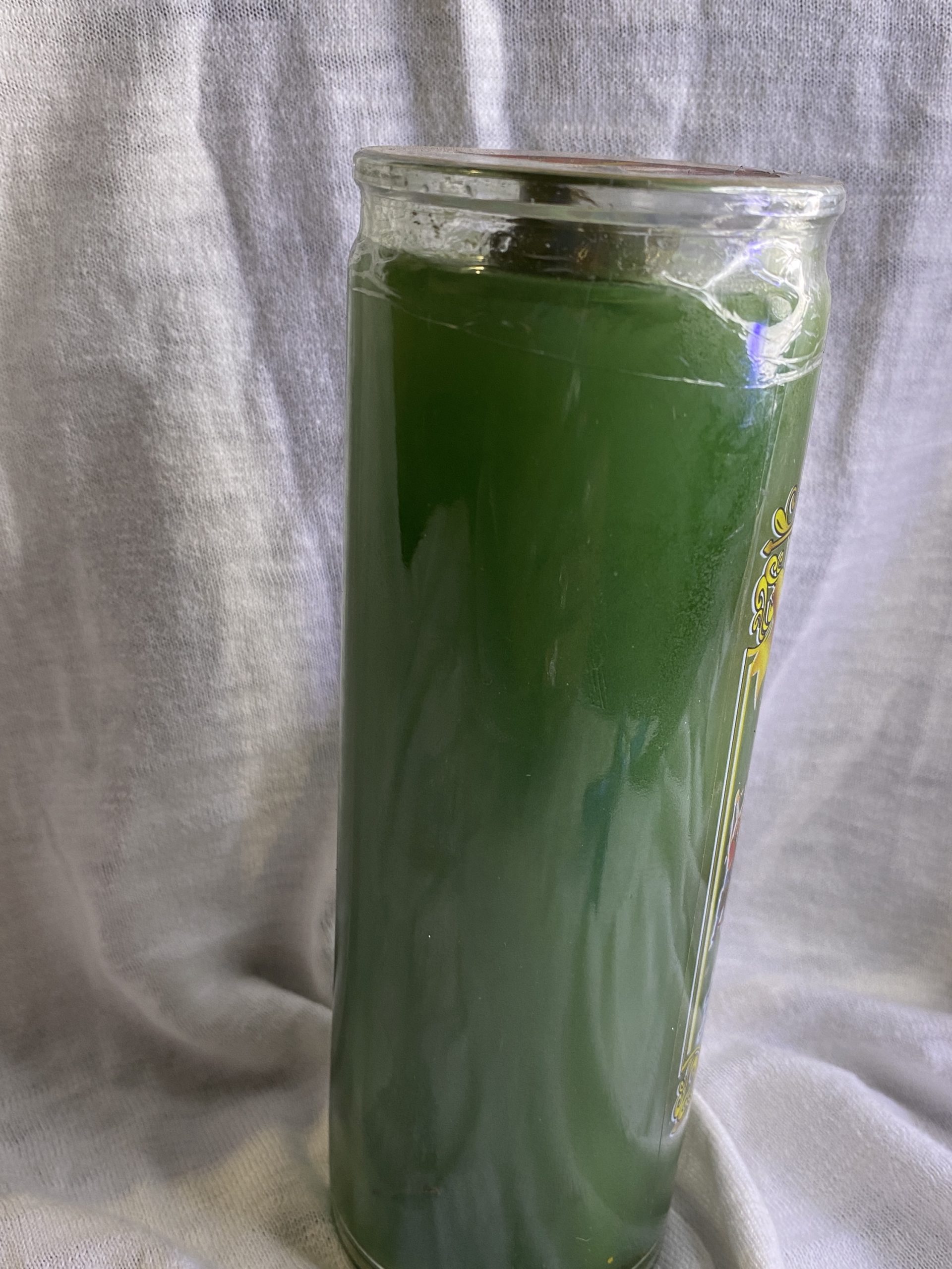 Vela de gel llama clientes